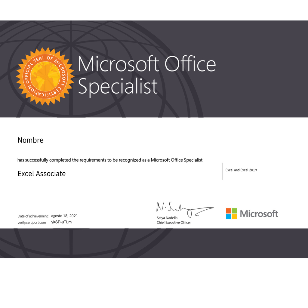Examen de certificación Microsoft